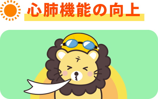 心肺機能の向上
